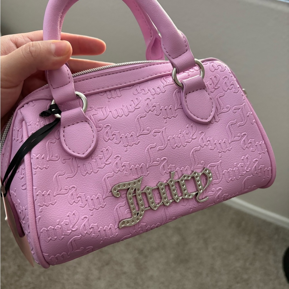 Juicy Couture Light Pink Embossed Mini Bag
